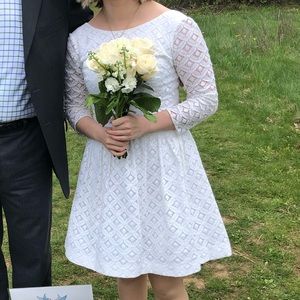 Lily Pulitzer lori resort A line wedding whit lace